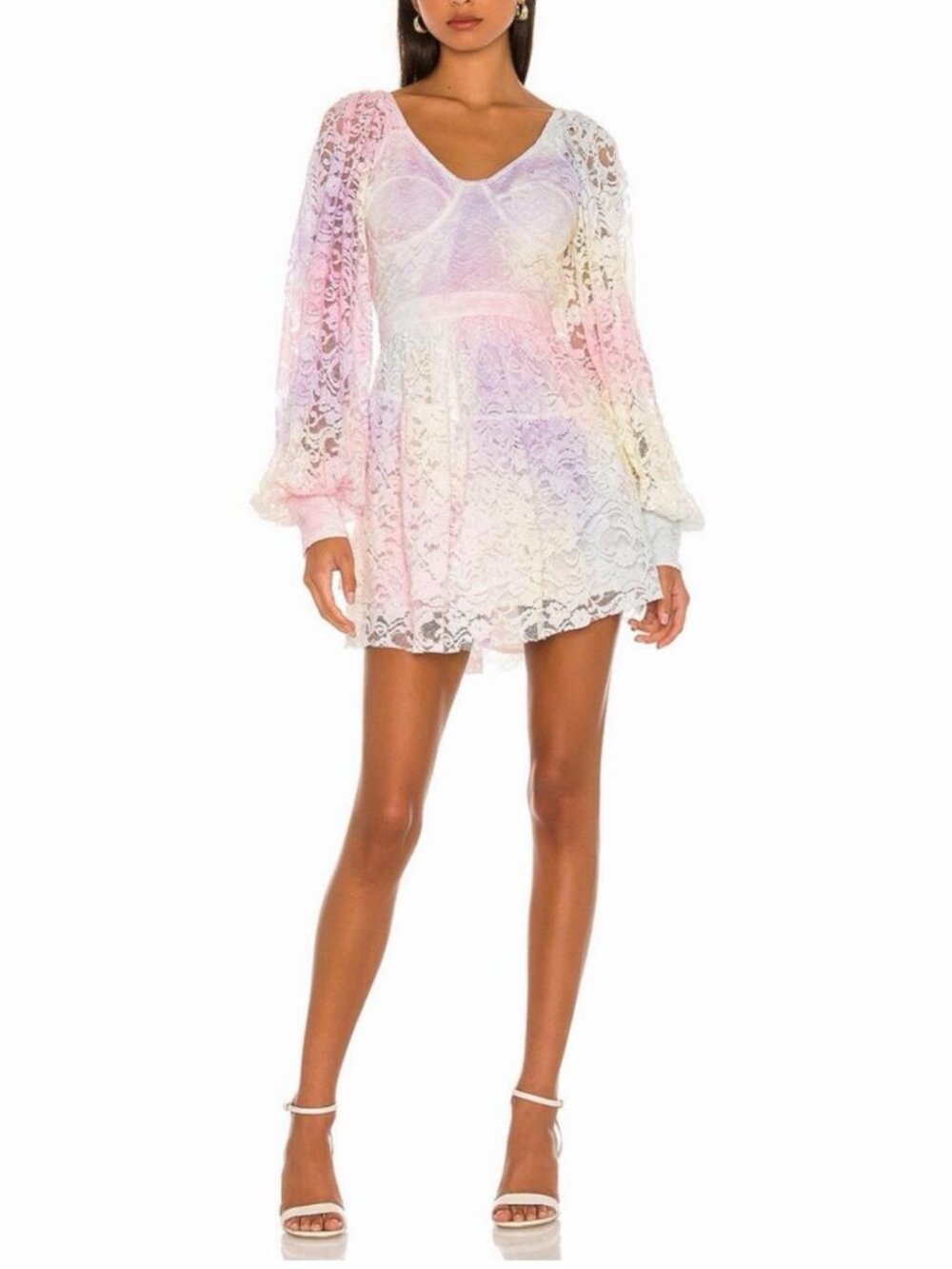 LoveShackFancy Alea Dress – Multi Tie Dye (Size 4) – NWT